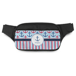 Anchors & Stripes Fanny Pack (Personalized)