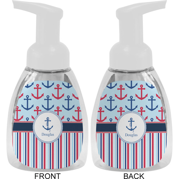 Anchors & Stripes Foam Soap Bottle Approval - White
