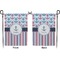 Anchors & Stripes Garden Flag - Double Sided Front and Back
