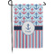 Anchors & Stripes Garden Flag & Garden Pole