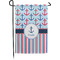 Anchors & Stripes Small Garden Flag - Single Sided w/ Name or Text