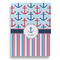 Anchors & Stripes Garden Flags - Large - Double Sided - BACK