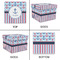 Anchors & Stripes Gift Boxes with Lid - Canvas Wrapped - Medium - Approval