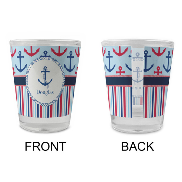 Anchors & Stripes Glass Shot Glass - Standard - APPROVAL