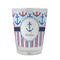 Anchors & Stripes Glass Shot Glass - 1.5 oz - Single (Personalized)
