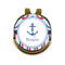 Anchors & Stripes Golf Ball Marker - Hat Clip - Gold