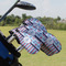Anchors & Stripes Golf Club Cover - Set of 9 - On Clubs