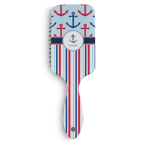 Custom Anchors & Stripes Hair Brushes (Personalized)