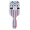 Anchors & Stripes Hair Brush - Front View
