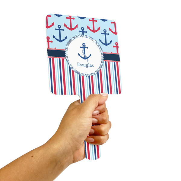 Anchors & Stripes Hand Mirrors - Alt View