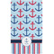 Anchors & Stripes Hand Towel (Personalized) Full