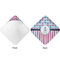Anchors & Stripes Hooded Baby Towel- Approval