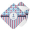 Anchors & Stripes Hooded Baby Towel- Main