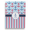 Anchors & Stripes House Flags - Double Sided - BACK
