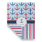 Anchors & Stripes House Flags - Double Sided - FRONT FOLDED