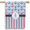 Anchors & Stripes House Flags - Single Sided - PARENT MAIN