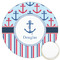 Anchors & Stripes Printed Cookie Topper - 3.25" (Personalized)