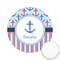 Anchors & Stripes Printed Cookie Topper - 2.15" (Personalized)