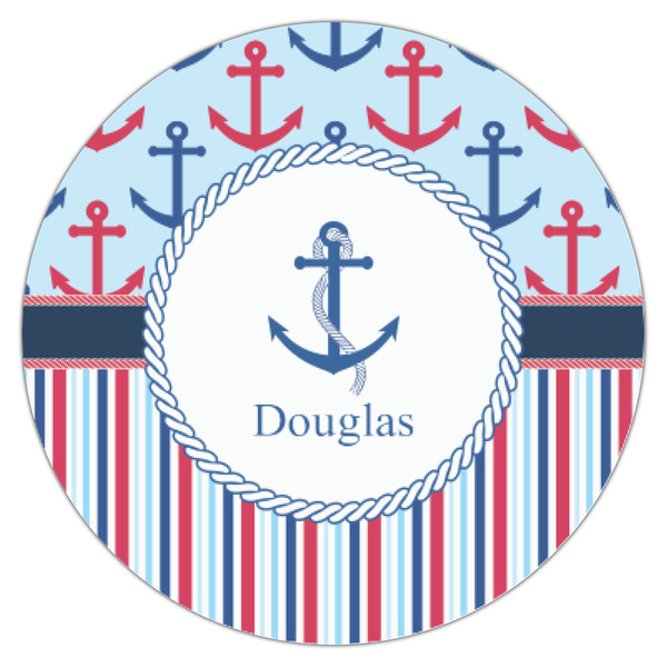 Anchors & Stripes Icing Circle - XSmall - Single