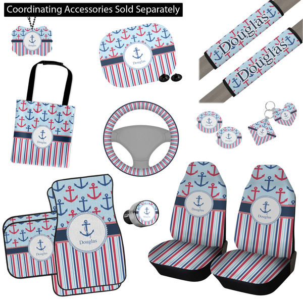 Anchors & Stripes Interior Car Accessories