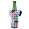 Anchors & Stripes Jersey Bottle Cooler - ANGLE (on bottle)