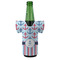 Anchors & Stripes Jersey Bottle Cooler - FRONT (on bottle)