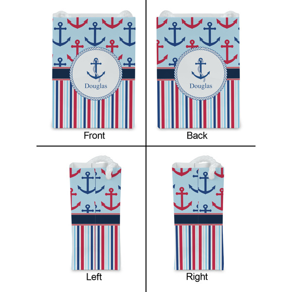 Anchors & Stripes Jewelry Gift Bag - Gloss - Approval