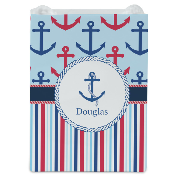 Anchors & Stripes Jewelry Gift Bag - Matte - Front