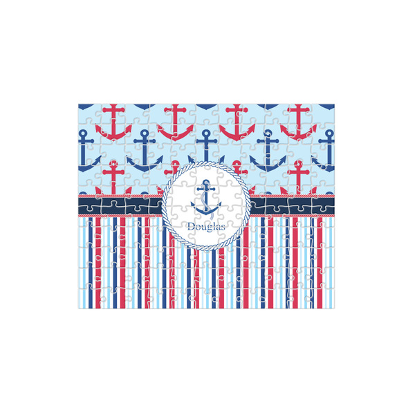 Custom Anchors & Stripes 110 pc Jigsaw Puzzle (Personalized)