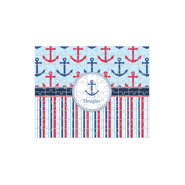 Custom Anchors & Stripes 110 pc Jigsaw Puzzle (Personalized)