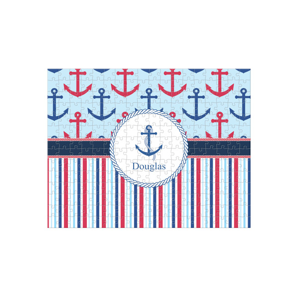 Custom Anchors & Stripes 252 pc Jigsaw Puzzle (Personalized)