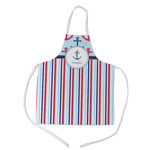 Anchors & Stripes Kid's Apron w/ Name or Text
