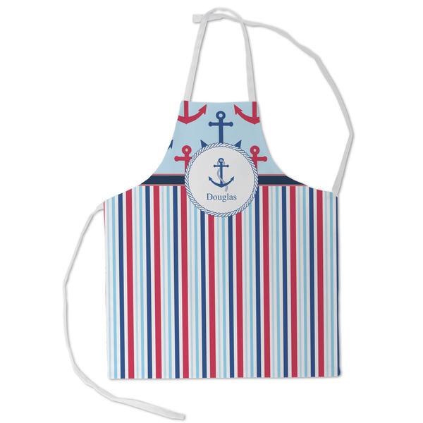 Custom Anchors & Stripes Kid's Apron - Small (Personalized)