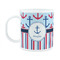 Anchors & Stripes Plastic Kids Mug (Personalized)