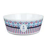 Anchors & Stripes Kid's Bowl (Personalized)