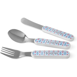 Anchors & Stripes Kid's Flatware (Personalized)