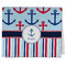 Anchors & Stripes Kitchen Towel - Poly Cotton w/ Name or Text