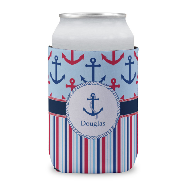 Anchors & Stripes Can Sleeve