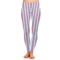 Anchors & Stripes Ladies Leggings - Medium (Personalized)