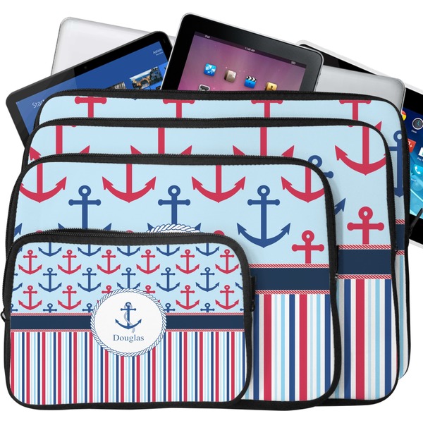 Anchors & Stripes Laptop Case Sizes