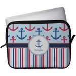 Anchors & Stripes Laptop Sleeve / Case - 15" (Personalized)
