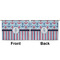 Anchors & Stripes Large Zipper Pouch Approval (Front and Back)