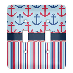 Anchors & Stripes Light Switch Cover (2 Toggle Plate)