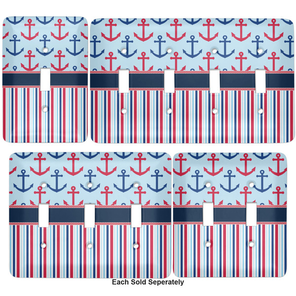 Anchors & Stripes Light Switch Covers all sizes