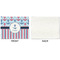 Anchors & Stripes Linen Placemat - APPROVAL Single (single sided)