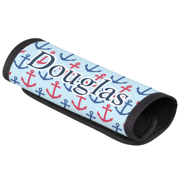 Custom Anchors & Stripes Luggage Handle Cover (Personalized)