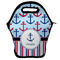 Anchors & Stripes Lunch Bag - Front