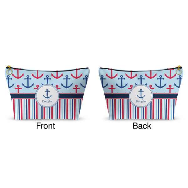 Anchors & Stripes Makeup Bag Approval