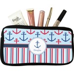 Anchors & Stripes Makeup / Cosmetic Bag (Personalized)
