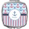Anchors & Stripes Compact Makeup Mirror (Personalized)
